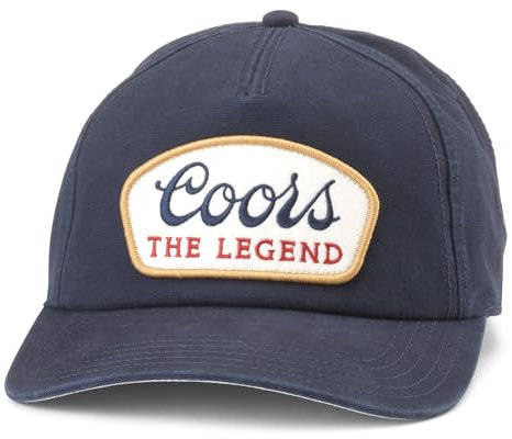 AMERICAN NEEDLE Coors Beer Brand The Legend Roscoe Baseballmütze, verstellbar, Snapback, Marineblau (24009A-COORS-Navy), Roscoe (Marineblau), Einheitsgr��e