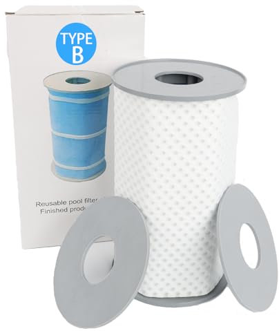 ComPrase Poolfilter Typ B – wiederverwendbar, oberirdischer Poolfilter, robust und chemikalienbeständig, filterkartuschen