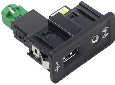 USB Aux-in Buchse USB Anschluss Stecker Aux In Adapter für Passat B8 Transporter T6 Golf 7 Golf VII Beetle 5C für Sharan 7N Caddy für Crafter für Jetta für Amarok Arteon Camper Alhambra Ibiza Leon 5F