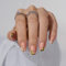 BTArtbox Gold Leaf Short Square Press On Nails, 30 Stück, 16 Größen, Frauen Geschenke, Glue On Nails, Natural Fake Nail mit Kleber, Quadratisch, Glänzend, Gel, Kunststoff, Half Well Tips