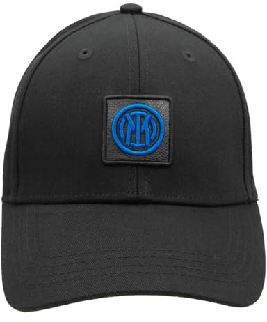 INTER Cappello Baseball Cotone E Patch Pelle Ricamato 153593