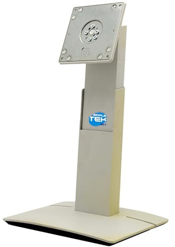 SIMPLETEK - Base Stand da Tavolo per Monitor | Supporto VESA 100 | Braccio Regolabile per Scrivania | Supporto LCD Universale (Ricondizionato)