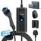 bokman EV Charger Type 2 to 3 Pin Plug, 10M | 2.99kW | 13A | IP65 Waterproof, Electric Car Charger Type 2 Charging Cable 3 Pin with LED Indicators & Carry Bag & Microfiber Towel