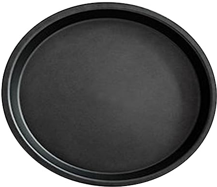 Pizzablech 23cm aus Aluminiumlegierung Schwarz für Heißluftfritteuse | Antihaft und Kratzfest, als Airfryer Zubehör und Küchenbackzubehör, für Brot und Kuchen