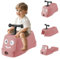 3 en 1 Trotteur Bébé garçon fille,Porteur Enfant 1 an avec volant directionnel,Pour enfant dès 10 mois,Voiture bebe,Velo,Pousse bebe (Rose-52 * 24 * 22.5cm)