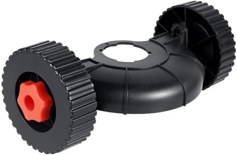 Roues de désherbage portables et réglables - Couvre-tondeuse à gazon pour jardin, cour, allée, trottoir et extérieur
