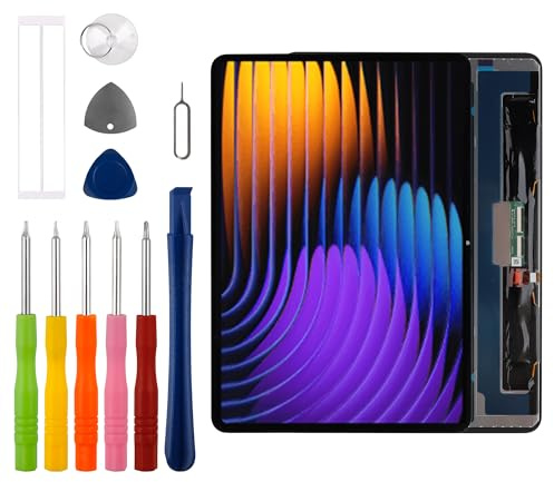 Duotipa Neu 11.2 LCD Display Kompatibel mit Xiaomi Pad 7 2410CRP4CG / Pad 7 Pro 24091RPADG LCD Display Touchscreen Digitizer Montage mit Reparatur Tools Kit
