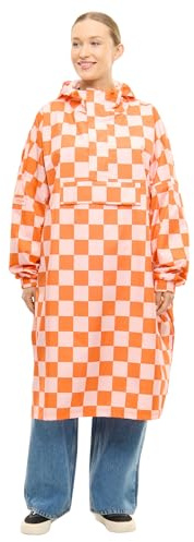 LARKSON Poncho de Pluie Femmes Hommes - Lykke - Imperméable Unisexe pour Vélo Outdoor Festival - 10.000mm Colonne d'Eau - Veste de Pluie Étanche avec Capuche & Coutures Soudées