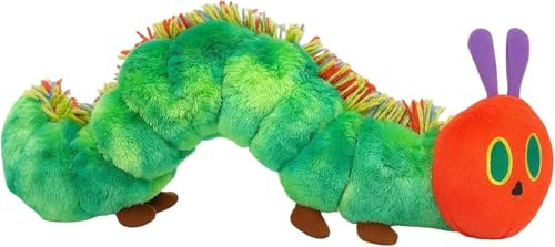 Generisch Raupe Nimmersatt Kuscheltier, Kleine Raupe Nimmersatt Plüschtier, Weiches Stofftier Für Babys Und Kinder, Geburtstag Und Weihnachten (22 cm)