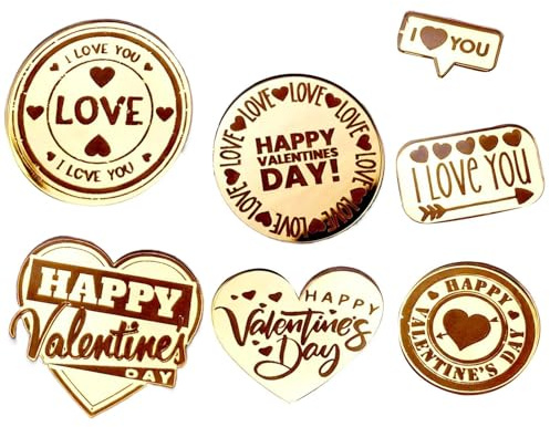 Valentinstag Cupcake Topper Dekoration Romantisches Partyzubehör Aus Acryl