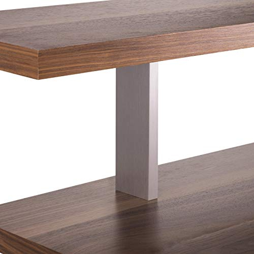 SO-TECH® Barkonsole COUNTER - Design trifft auf Funktion - Alu massiv in Edelstahloptik fein geschliffen - Höhe 178 mm gerade - Thekenfuß Tresenstütze Barstütze