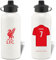 Personalised Football Shirt Design Aluminium Water Bottle for Liverpool FC fans - 600ml - White Bottle