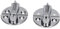 AB Tools 2 x Gravelly Fastener Swivel Toggle Catch Lock Trailer Number Plate Clip Medium