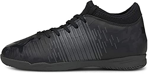 Puma 106404 Unisex Kids Futsal-Schuh, Puma Black-Asphalt, 29/30 EU