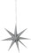 Broste Copenhagen Weihnachtsschmuck Stern aus Papier in der Farbe Silver, 15cm, 70080396