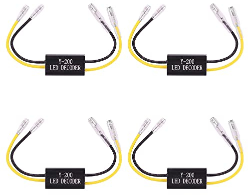 ETOPARS 4 Stück 12V 21W Widerstand Leistungswiderstand Lastwiderstand Motorrad Blinker Indikator Flash Fix Fehler Adapter Blinkfrequenz