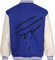 GIJOVANA College Jacke Herren Oldschool Sportjacke mit lederärmel Patchwork Collegiate Bomber Jacket Baseballjacke Streetwear Stehkragen