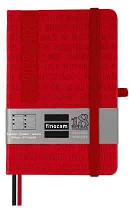 Finocam - Kalender 2022 2023 Minimal 18 Monate Wochenansicht, Juli 2022 - Dezember 2023 (18 Monate) Travel