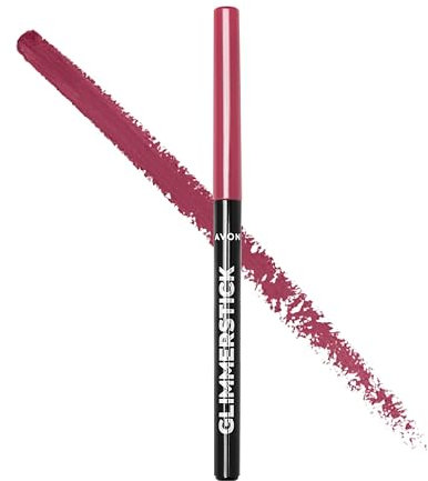 AVON Matita Labbra Glimmerstick - Pink Bouquet | Matita Contorno Morbida e Cremosa con Vitamina E | Lunga Tenuta per Definizione Precisa in Una Passata | 0,35g