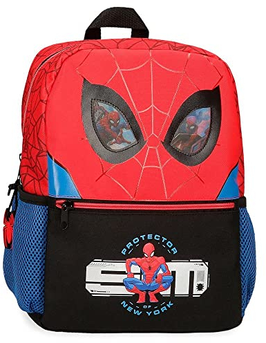 Marvel Spiderman Protector Schulrucksack Anpassbar an Roten Trolley 25x32x12 cm Polyester 9,6L