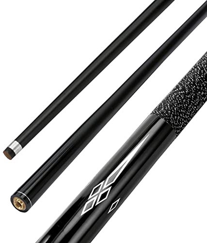 PIASSO YRU Taco de Billar Fibra De Carbono 1/2 Taco De Piscina De Billar Hecha A Mano De Arce A Mano, Punta de 3 Dimensiones 19-21 Oz(Size:13MM)