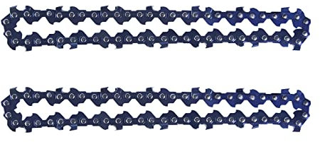 4 inch Chainsaw Saw Chain Parts Tool for Cordless Electric Wood Cutter(2 Pieces)