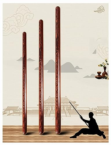 Tai Chi Lineal Stick, Kampfkunst Tai Chi Stick, Massivholz Qigong Kung Fu Trainingsgerät Taiji Stock Handgelenk Krafttraining Handtrainer Greifkraft 120 * 2.8cm
