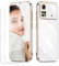 JIEZUIMEI Funda para XiaoMi Poco M4 Pro 4G con [Cristal Vidrio Templado Protector de Pantalla *2], Anti-Choque Carcasa, Silicona TPU Caso(Blanco)