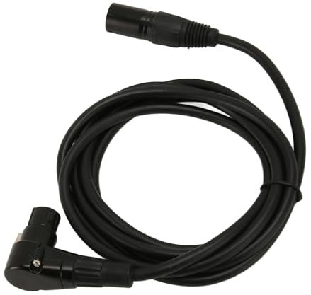 Sensacional Cable Acodado XLR Macho a Hembra Inmaculado Cable de 6,6 Pies Excepcionalmente Equilibrado para una Calidad de Prístina Fabricado para PVC 2M Cables de