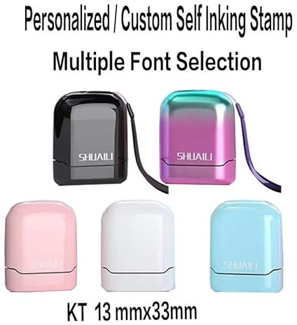 Personalisierter Freier Name【Freie Tinte】 | Mini anpassbare Stempel