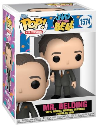 Funko POP! TV: Saved by the Bell 30th - Mr. Belding & A.C. Slater | Offizielles Comedy Merch - Vinyl Sammelfigur als Regal Deko - Geschenkidee zum Geburtstag für Fans und Sammler