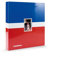Leuchtturm 369503 TCG Album Pro - für 35 A4 Hüllen und 315 Sport Trading Cards Sammelkarten, Hardcover blau-weiß-rot - ohne Hüllen