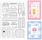 ORIGACH Klare Stempel für Herstellung von Gute Besserung Karte krank Transparente Silikonstempel für DIY Scrapbooking Journaling Fotoalbum Dekorative