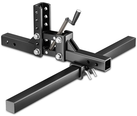Garvee Manual Implement Lift with 1-Point and 2 in Receiver for ATV,UTV,Tractors,Plow Scarifier,Adjustable Height Lift.