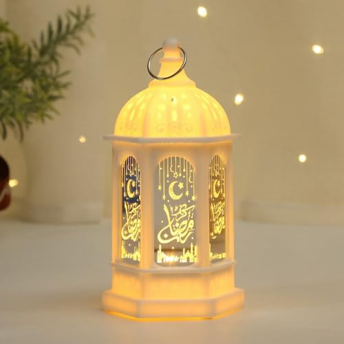 Einfache europäische Vintage-Windlampe, rustikale dekorative Requisiten, Lampe, Vogelkäfig-Kerzenständer, Ornamente, LED-Laterne, Ornamente (weiß)