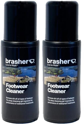 BURAKH Shoe & Boot Cleaner Gel – 100ml (Pack of 2) | Polish & Dirt Remover with Waterproof Protection | Leather, Suede & Synthetic Shoe Care Lotion for Long-Lasting Shine & Protection