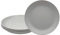 VIRSUS Set 6 Piatti Piani Colorati 958N, Diametro 23,5 cm, Infrangibili e Riutilizzabili, lavabili in lavastoviglie, 100% Riciclabili, Adatti per il microonde, BPA Free (Tortora)
