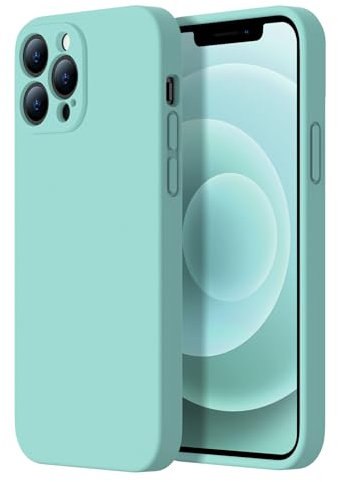 Kiresen Designed for iPhone 11 Pro Max Case - Upgraded Camera Protection - Soft Microfiber Lining Inside - Liquid Silicone Shockproof Protective Phone Case 6.5 for Men Women Girls - Ice Teal