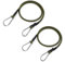AYMQC Bungee-Seile mit Karabiner Strapazierfähige Spanngummis Elastische Spanngurte Bungee-Gurte Gepäckspanner für Motorrad Fahrräder Auto Dachträger 90cm 2 Stück