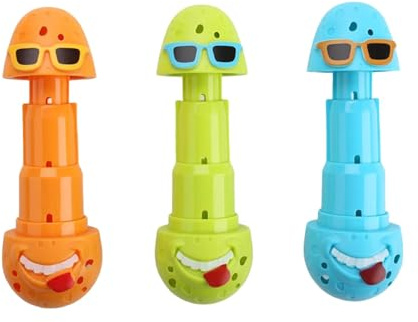 TTETTZ 3 Stück Kinder Tauchspielzeug Schwimmring Pool Tauchringe Aquatische Übungswerkzeuge Unterwasser Trainingsring Aus Umweltfreundlichem PP für Wasserspi, Clown