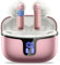 Cuffie Bluetooth, 2025 Auricolari Bluetooth 5.3 con HD Mic Stereo HiFi, Cuffie Wireless In Ear 40H LED Display Cuffiette Bluetooth IP7 Impermeabili Touch Control, Auricolari Wireless USB-C Rose Gold