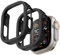 GEEDOOWIN Confezione da 2 custodie antiurto per Apple Watch Ultra/Ultra 2 da 49 mm, sottile, antiurto, telaio protettivo rigido in policarbonato per iWatch accessori da 49 mm, colore nero