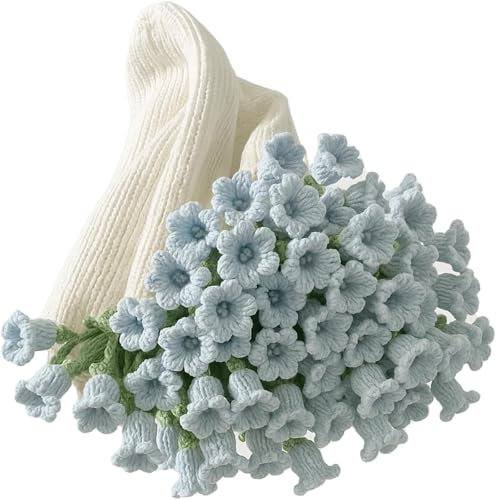 Coperta con fiori, mazzo di fiori, idea regalo per la festa della mamma, compleanno, matrimonio, decorazione romantica per la casa (40 x 40 cm)