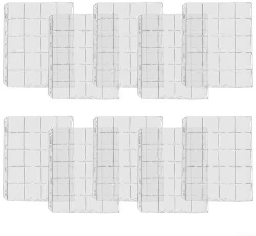 Rangez des jetons, des médailles, et plus encore dans notre lot de 10 en PVC transparent pour porte-monnaie (1 pièce)