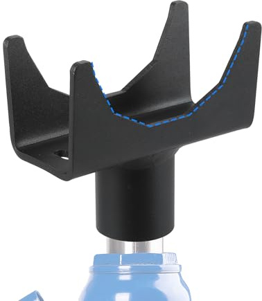 TUCKBOLD Bottle Jack Axle Adapter Lifting Saddle for 2 3 4 AlexTube | Round/Square AlexTube, Steel Bottle Jack Axle Tube Saddle, 1.5inch Diameter Lifting Platform, for RV Trailer Truck Garage