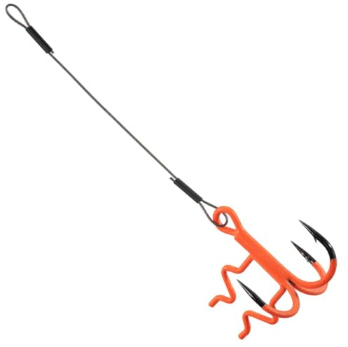 BKK Assit Spear Stinger HD 7x7 Wire (Pike) - 2 Stinger, Farbe:UVO, Hakengröße/Länge/Tragkraft/Durchmesser:Gr. 1 / 10cm / 26kg / 0,7mm