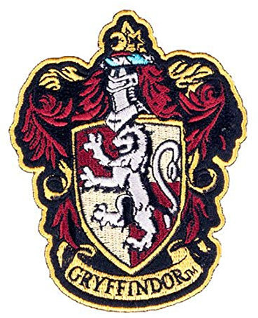 HP Gryff Crest Iron Sew on Embroidered Patch for Cosplay