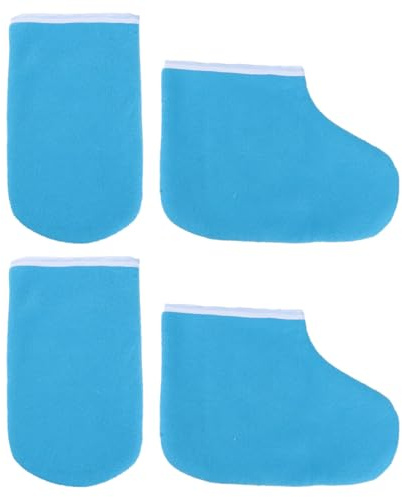 Beaupretty 1satz Paraffintherapie Set Mit Wachs Fußbedeckungen Und Handschuhen Isolierende Fäustlinge Für Hand Fußpflege Für Spa Heimgebrauch