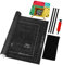 BangShou Jigsaw Mat, Puzzle Roll Mat, Portable Jigroll up to 2000/1500 Pieces Jigsaw Board, Foldable Puzzle Saver Storage Felt Pad with inflatable Pump (Black)