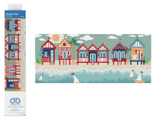 DIAMOND DOTZ Painting Kit: Intermediate, DD7, Canvas, Multi, 50 x 25cm